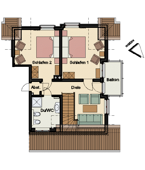 Bild 02 - Grundriss DG
